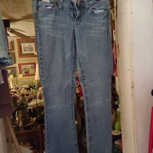 CANDIES BLUE JEANS. SIZE JR 13.